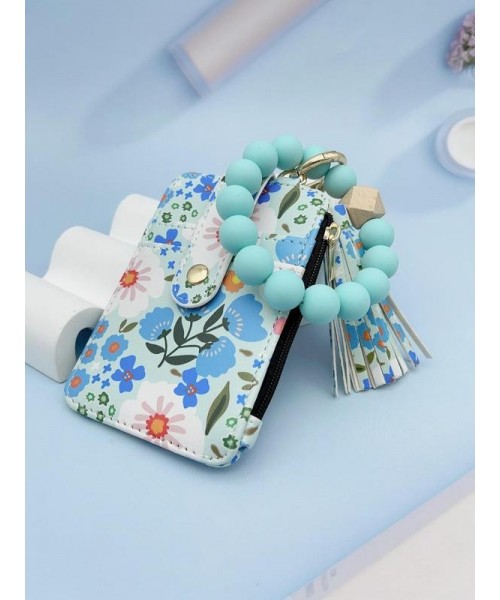 Women's Boho Style Beaded & Tassel Decorated Keychain with Flower Pattern Wallet, Cute Fall Trendy Keychain, Chic Gorgeous Keychain for Key & Bag Decor, Fall Outfits, Fall Freshness Women's Boho Style Beaded & Tassel Decorated Keychain with Flower Pattern Wallet, Cute Fall Trendy Keychain, Chic Gorgeous Keychain for Key & Bag Decor, Fall Outfits, Fall Freshness