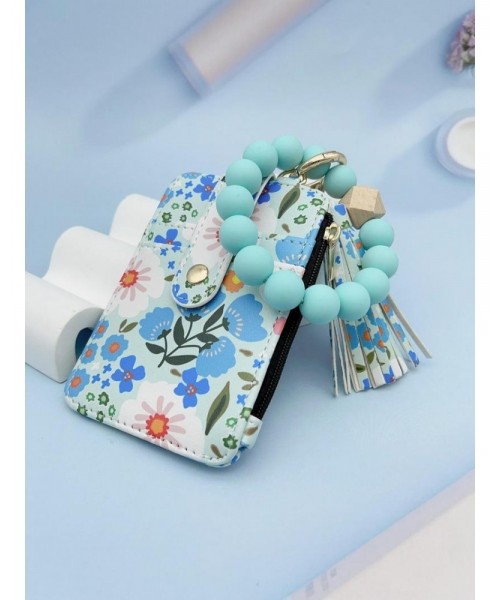 Women's Boho Style Beaded & Tassel Decorated Keychain with Flower Pattern Wallet, Cute Fall Trendy Keychain, Chic Gorgeous Keychain for Key & Bag Decor, Fall Outfits, Fall Freshness Women's Boho Style Beaded & Tassel Decorated Keychain with Flower Pattern Wallet, Cute Fall Trendy Keychain, Chic Gorgeous Keychain for Key & Bag Decor, Fall Outfits, Fall Freshness