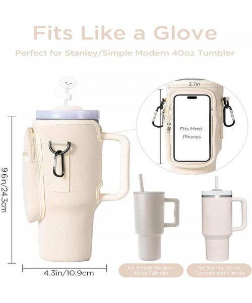 Tumbler Carrier Bag, Portable Water Bottle Bag with Carabiner & Strap, Perfect for Simple Modern 40oz Tumbler, Summer Water Bottle Holder for Outdoor Sports (tumbler Not Included), Halloween Gifts Tumbler Carrier Bag, Portable Water Bottle Bag with Carabiner & Strap, Perfect for Simple Modern 40oz Tumbler, Summer Water Bottle Holder for Outdoor Sports (tumbler Not Included), Halloween Gifts
