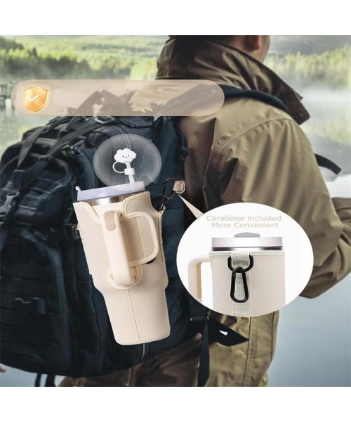 Tumbler Carrier Bag, Portable Water Bottle Bag with Carabiner & Strap, Perfect for Simple Modern 40oz Tumbler, Summer Water Bottle Holder for Outdoor Sports (tumbler Not Included), Halloween Gifts Tumbler Carrier Bag, Portable Water Bottle Bag with Carabiner & Strap, Perfect for Simple Modern 40oz Tumbler, Summer Water Bottle Holder for Outdoor Sports (tumbler Not Included), Halloween Gifts