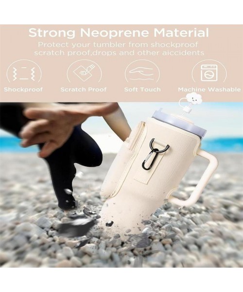 Tumbler Carrier Bag, Portable Water Bottle Bag with Carabiner & Strap, Perfect for Simple Modern 40oz Tumbler, Summer Water Bottle Holder for Outdoor Sports (tumbler Not Included), Halloween Gifts Tumbler Carrier Bag, Portable Water Bottle Bag with Carabiner & Strap, Perfect for Simple Modern 40oz Tumbler, Summer Water Bottle Holder for Outdoor Sports (tumbler Not Included), Halloween Gifts