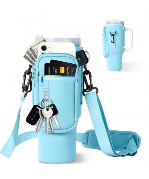 Tumbler Carrier Bag, Portable Water Bottle Bag with Carabiner & Strap, Perfect for Simple Modern 40oz Tumbler, Summer Water Bottle Holder for Outdoor Sports (tumbler Not Included), Halloween Gifts Tumbler Carrier Bag, Portable Water Bottle Bag with Carabiner & Strap, Perfect for Simple Modern 40oz Tumbler, Summer Water Bottle Holder for Outdoor Sports (tumbler Not Included), Halloween Gifts