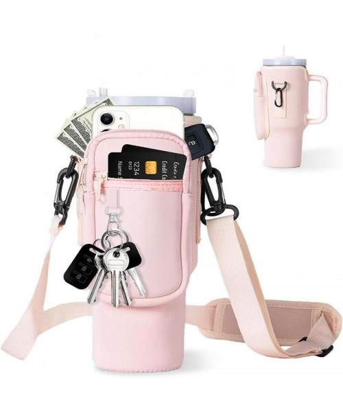 Tumbler Carrier Bag, Portable Water Bottle Bag with Carabiner & Strap, Perfect for Simple Modern 40oz Tumbler, Summer Water Bottle Holder for Outdoor Sports (tumbler Not Included), Halloween Gifts Tumbler Carrier Bag, Portable Water Bottle Bag with Carabiner & Strap, Perfect for Simple Modern 40oz Tumbler, Summer Water Bottle Holder for Outdoor Sports (tumbler Not Included), Halloween Gifts