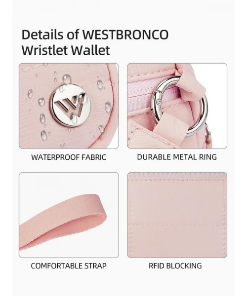 Puffer Wristlet Wallets for Women Nylon Quilted Wallet with 3 Zipper Purse for Travel Credit Card Holder Phone Organizer