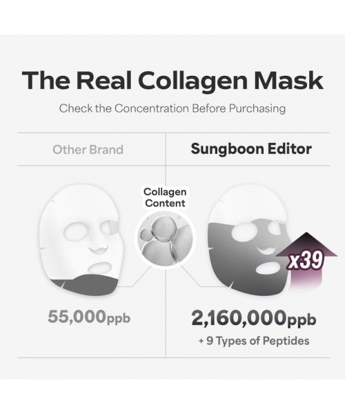 Sungboon Editor - Deep Collagen Power Boosting Mask | THE ORIGINAL OVERNIGHT COLLAGEN MASK Sungboon Editor - Deep Collagen Power Boosting Mask | THE ORIGINAL OVERNIGHT COLLAGEN MASK