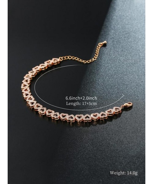 Heart Design Cute Summer Bracelets, Artificial Zircon Decor Matching Dainty Jewelry for Fall Festival Party, Daily Clothing Decor for Back To School, Matching Bracelets, Fall Outfits, Fall Freshness Heart Design Cute Summer Bracelets, Artificial Zircon Decor Matching Dainty Jewelry for Fall Festival Party, Daily Clothing Decor for Back To School, Matching Bracelets, Fall Outfits, Fall Freshness
