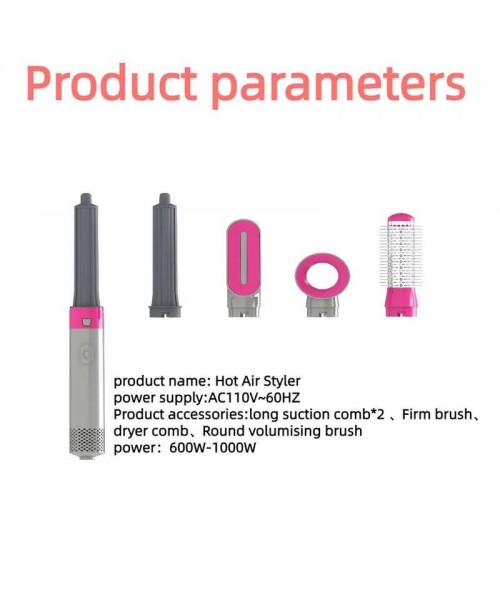 5 in 1 Hair Dryer Brush, 1 Set Hair Dryer & Hair Styler, Hair Styling Tool for Women, Professional Hair Styling Tools for Home & Salon Use 5 in 1 Hair Dryer Brush, 1 Set Hair Dryer & Hair Styler, Hair Styling Tool for Women, Professional Hair Styling Tools for Home & Salon Use