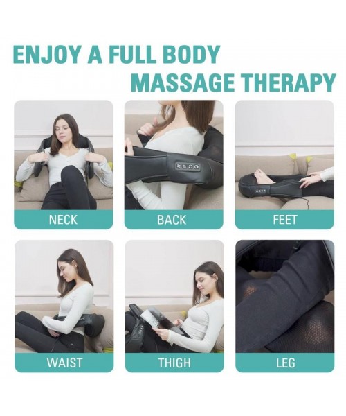 Shiatsu Neck and Back Massager, Electric Shoulder Massager, Car Neck Massage Pillow for Neck, Back, Shoulder, Foot, Leg Massage, Relieve Muscle Pain, Perfect Present for Man/Woman/Family, Thanksgiving, Christmas, New Year Gift Shiatsu Neck and Back Massager, Electric Shoulder Massager, Car Neck Massage Pillow for Neck, Back, Shoulder, Foot, Leg Massage, Relieve Muscle Pain, Perfect Present for Man/Woman/Family, Thanksgiving, Christmas, New Year Gift