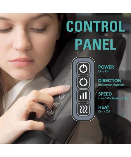 Shiatsu Neck and Back Massager, Electric Shoulder Massager, Car Neck Massage Pillow for Neck, Back, Shoulder, Foot, Leg Massage, Relieve Muscle Pain, Perfect Present for Man/Woman/Family, Thanksgiving, Christmas, New Year Gift Shiatsu Neck and Back Massager, Electric Shoulder Massager, Car Neck Massage Pillow for Neck, Back, Shoulder, Foot, Leg Massage, Relieve Muscle Pain, Perfect Present for Man/Woman/Family, Thanksgiving, Christmas, New Year Gift