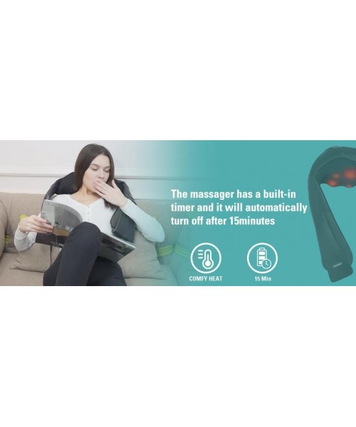 Shiatsu Neck and Back Massager, Electric Shoulder Massager, Car Neck Massage Pillow for Neck, Back, Shoulder, Foot, Leg Massage, Relieve Muscle Pain, Perfect Present for Man/Woman/Family, Thanksgiving, Christmas, New Year Gift Shiatsu Neck and Back Massager, Electric Shoulder Massager, Car Neck Massage Pillow for Neck, Back, Shoulder, Foot, Leg Massage, Relieve Muscle Pain, Perfect Present for Man/Woman/Family, Thanksgiving, Christmas, New Year Gift