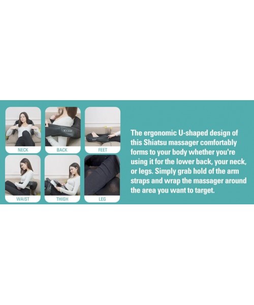 Shiatsu Neck and Back Massager, Electric Shoulder Massager, Car Neck Massage Pillow for Neck, Back, Shoulder, Foot, Leg Massage, Relieve Muscle Pain, Perfect Present for Man/Woman/Family, Thanksgiving, Christmas, New Year Gift Shiatsu Neck and Back Massager, Electric Shoulder Massager, Car Neck Massage Pillow for Neck, Back, Shoulder, Foot, Leg Massage, Relieve Muscle Pain, Perfect Present for Man/Woman/Family, Thanksgiving, Christmas, New Year Gift