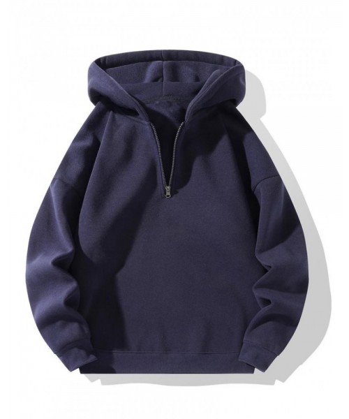 Men's Regular Fit Solid Half Zip Drop Shoulder Essentials Hoodie, Menswear Casual Plain Longsleeves Hooded Pullover Sweatshirt for Fall & Winter, Fallfreshness, Drippy Outfits, Streetwear, Men's Going Out Outfit Vintage Clothing, Fall Outfits Men's Regular Fit Solid Half Zip Drop Shoulder Essentials Hoodie, Menswear Casual Plain Longsleeves Hooded Pullover Sweatshirt for Fall & Winter, Fallfreshness, Drippy Outfits, Streetwear, Men's Going Out Outfit Vintage Clothing, Fall Outfits