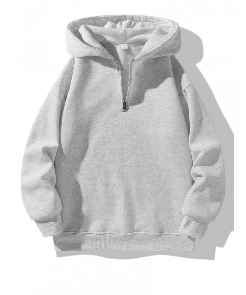Men's Regular Fit Solid Half Zip Drop Shoulder Essentials Hoodie, Menswear Casual Plain Longsleeves Hooded Pullover Sweatshirt for Fall & Winter, Fallfreshness, Drippy Outfits, Streetwear, Men's Going Out Outfit Vintage Clothing, Fall Outfits Men's Regular Fit Solid Half Zip Drop Shoulder Essentials Hoodie, Menswear Casual Plain Longsleeves Hooded Pullover Sweatshirt for Fall & Winter, Fallfreshness, Drippy Outfits, Streetwear, Men's Going Out Outfit Vintage Clothing, Fall Outfits