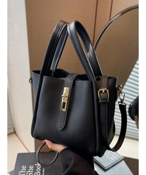 Women's Elegant Minimalist Handbag, Trendy Vintage Bucket Bag, Chic All-match Handbag for Daily & Work Use