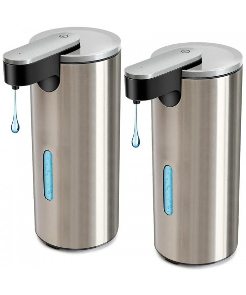 Stainless Steel Automatic Soap Dispenser, Battery Operated Electric Touchless Liquid Soap Dispenser with 3 Adjustable Volume Control [without Battery], Kitchen Gadgets, Fall Decor, Stocking Fillers Gift