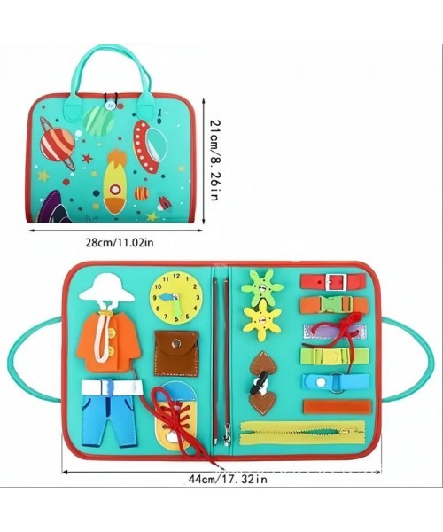 Busy Board Montessori Toy, Early Learning Handheld Activity Sensory Educational Board Toy, Thanksgiving Christmas Gift Set Busy Board Montessori Toy, Early Learning Handheld Activity Sensory Educational Board Toy, Thanksgiving Christmas Gift Set