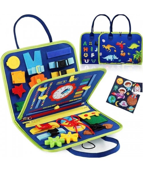 Busy Board Montessori Toy, Early Learning Handheld Activity Sensory Educational Board Toy, Thanksgiving Christmas Gift Set Busy Board Montessori Toy, Early Learning Handheld Activity Sensory Educational Board Toy, Thanksgiving Christmas Gift Set