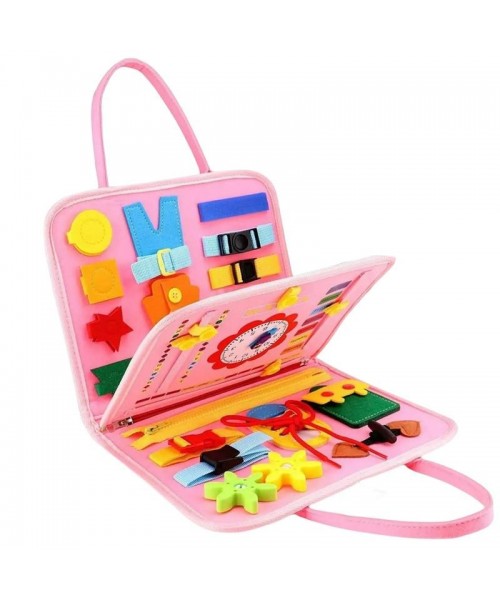 Busy Board Montessori Toy, Early Learning Handheld Activity Sensory Educational Board Toy, Thanksgiving Christmas Gift Set Busy Board Montessori Toy, Early Learning Handheld Activity Sensory Educational Board Toy, Thanksgiving Christmas Gift Set