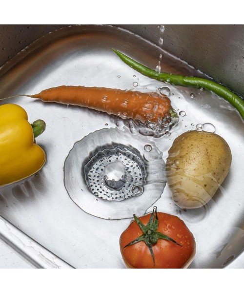 3 in 1 Kitchen Sink Drain Strainer Kitchen Gadgets, Stainless Steel Sink Stopper Kitchen Accessories, Anti-clogging Drainage Odor Filter Sink Plug for US Standard 3 1/2 Inch Drain 3 in 1 Kitchen Sink Drain Strainer Kitchen Gadgets, Stainless Steel Sink Stopper Kitchen Accessories, Anti-clogging Drainage Odor Filter Sink Plug for US Standard 3 1/2 Inch Drain