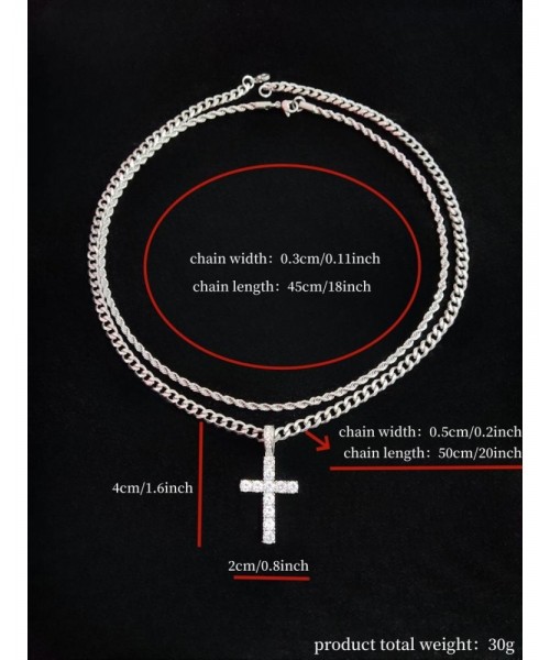 2024 Hip Hop Twist Chain Necklace & Rhinestone Cross Pendant Necklace, Birthday Gift for Bestie, Stainless Steel Matching Necklace Jewelry, Back To School Accessories, Fall Outfits, Fall Freshness Streetwear Mascs 2024 Hip Hop Twist Chain Necklace & Rhinestone Cross Pendant Necklace, Birthday Gift for Bestie, Stainless Steel Matching Necklace Jewelry, Back To School Accessories, Fall Outfits, Fall Freshness Streetwear Mascs