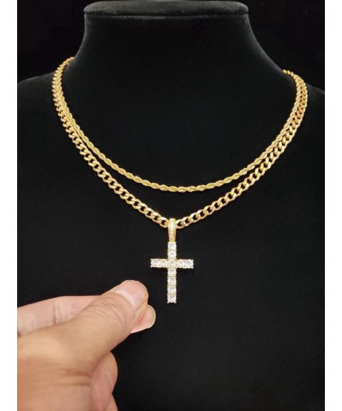 2024 Hip Hop Twist Chain Necklace & Rhinestone Cross Pendant Necklace, Birthday Gift for Bestie, Stainless Steel Matching Necklace Jewelry, Back To School Accessories, Fall Outfits, Fall Freshness Streetwear Mascs 2024 Hip Hop Twist Chain Necklace & Rhinestone Cross Pendant Necklace, Birthday Gift for Bestie, Stainless Steel Matching Necklace Jewelry, Back To School Accessories, Fall Outfits, Fall Freshness Streetwear Mascs