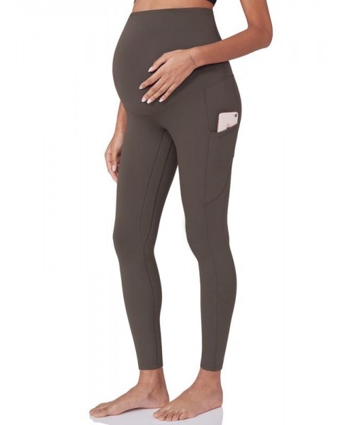 Women's Maternity Workout Leggings Over The Belly Pregnancy Yoga Pants with Pockets Soft Activewear Work Pants maternity solid pregnancy supply Women's Maternity Workout Leggings Over The Belly Pregnancy Yoga Pants with Pockets Soft Activewear Work Pants maternity solid pregnancy supply