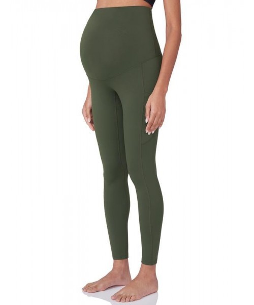 Women's Maternity Workout Leggings Over The Belly Pregnancy Yoga Pants with Pockets Soft Activewear Work Pants maternity solid pregnancy supply Women's Maternity Workout Leggings Over The Belly Pregnancy Yoga Pants with Pockets Soft Activewear Work Pants maternity solid pregnancy supply