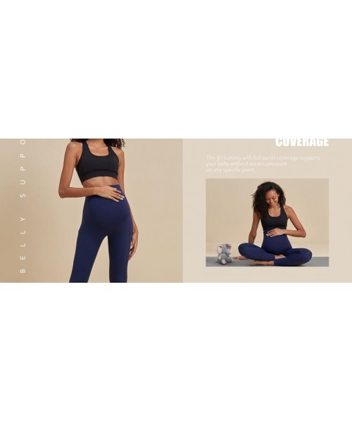 Women's Maternity Workout Leggings Over The Belly Pregnancy Yoga Pants with Pockets Soft Activewear Work Pants maternity solid pregnancy supply Women's Maternity Workout Leggings Over The Belly Pregnancy Yoga Pants with Pockets Soft Activewear Work Pants maternity solid pregnancy supply
