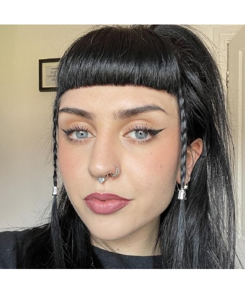 Oufer 20G Double Hoop Hinged Segment Nose Ring 316L Stainless Steel Oufer 20G Double Hoop Hinged Segment Nose Ring 316L Stainless Steel