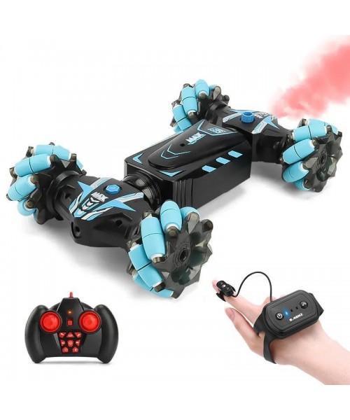Travel Remote Control Stunt Twist Car, Battery Powered Remote Control Crawler, 360° Rotating RC Crawler for Boys and Girls, Summer Gift, Back To School, Thanksgiving, Chrismats Gift Set