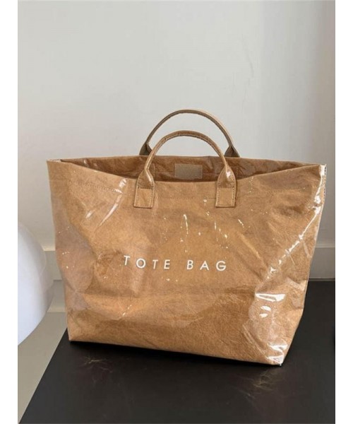 Letters Print Tote Bag, Large Capacity Handbag for Women, Casual Trendy Versatile High-quality Daily Commuting Bag, Girl Fashionable Shopping Bag