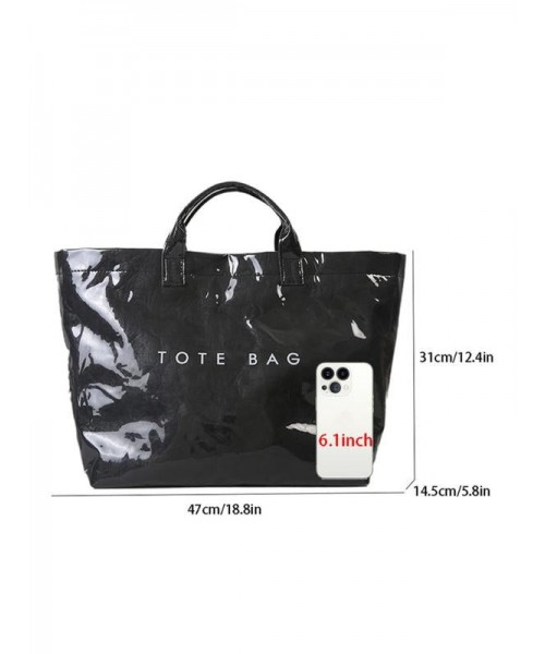 Letters Print Tote Bag, Large Capacity Handbag for Women, Casual Trendy Versatile High-quality Daily Commuting Bag, Girl Fashionable Shopping Bag Letters Print Tote Bag, Large Capacity Handbag for Women, Casual Trendy Versatile High-quality Daily Commuting Bag, Girl Fashionable Shopping Bag