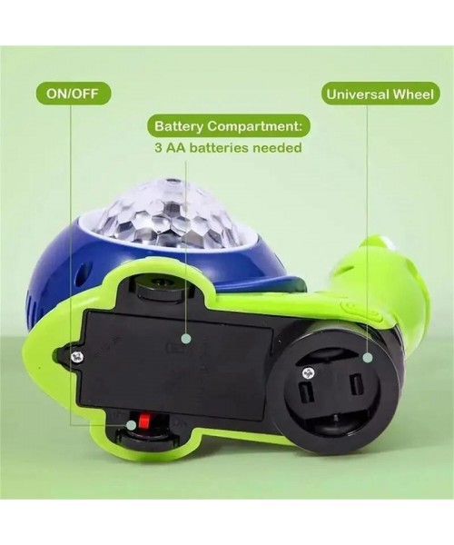 Crawling Snail Design Music Toys, Electric Snail Toy, Cute Electronic Animal Crawl Toy, Toys with Built-in LED Light, Interactive Learning Toy