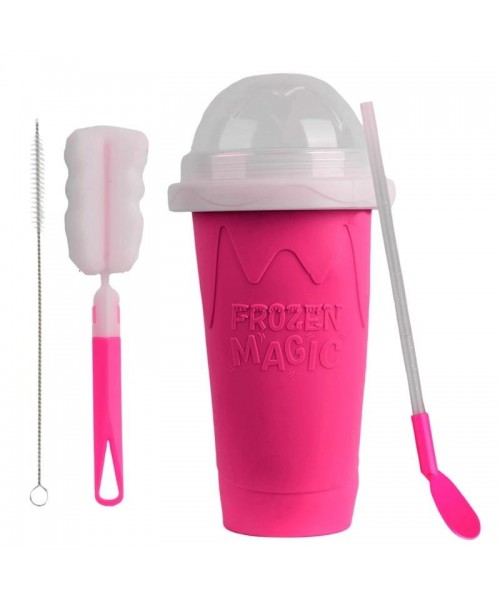 Slushy Cup Slushie Maker for any drink Portable and Double Layer Slushie Maker Cup for DIY Drinks Milk Shake Kitchen Reusable Straw Mug Utensils Spoon Slushy Cup Slushie Maker for any drink Portable and Double Layer Slushie Maker Cup for DIY Drinks Milk Shake Kitchen Reusable Straw Mug Utensils Spoon