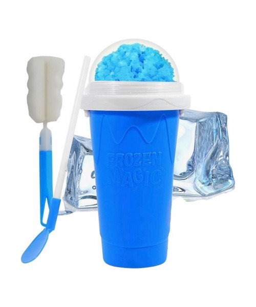 Slushy Cup Slushie Maker for any drink Portable and Double Layer Slushie Maker Cup for DIY Drinks Milk Shake Kitchen Reusable Straw Mug Utensils Spoon Slushy Cup Slushie Maker for any drink Portable and Double Layer Slushie Maker Cup for DIY Drinks Milk Shake Kitchen Reusable Straw Mug Utensils Spoon