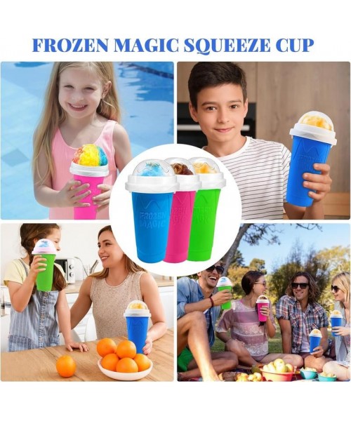 Slushy Cup Slushie Maker for any drink Portable and Double Layer Slushie Maker Cup for DIY Drinks Milk Shake Kitchen Reusable Straw Mug Utensils Spoon Slushy Cup Slushie Maker for any drink Portable and Double Layer Slushie Maker Cup for DIY Drinks Milk Shake Kitchen Reusable Straw Mug Utensils Spoon