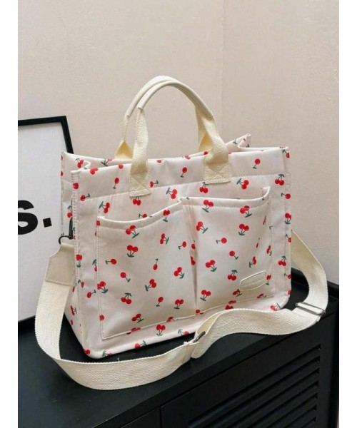 Solid Color/Flower & Fruit & Heart Pattern Fall 2024 Everything Tote Bag for Women, Large Capacity Tote Bag, Travel Essentials, Multi Pocket Work Bag As Girlfriend Gifts, Fall Outfits, Fall Freshness Solid Color/Flower & Fruit & Heart Pattern Fall 2024 Everything Tote Bag for Women, Large Capacity Tote Bag, Travel Essentials, Multi Pocket Work Bag As Girlfriend Gifts, Fall Outfits, Fall Freshness