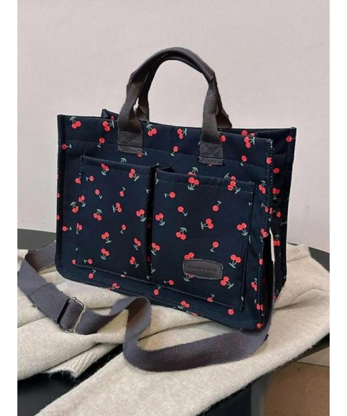 Solid Color/Flower & Fruit & Heart Pattern Fall 2024 Everything Tote Bag for Women, Large Capacity Tote Bag, Travel Essentials, Multi Pocket Work Bag As Girlfriend Gifts, Fall Outfits, Fall Freshness Solid Color/Flower & Fruit & Heart Pattern Fall 2024 Everything Tote Bag for Women, Large Capacity Tote Bag, Travel Essentials, Multi Pocket Work Bag As Girlfriend Gifts, Fall Outfits, Fall Freshness