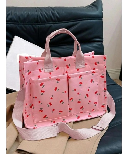 Solid Color/Flower & Fruit & Heart Pattern Fall 2024 Everything Tote Bag for Women, Large Capacity Tote Bag, Travel Essentials, Multi Pocket Work Bag As Girlfriend Gifts, Fall Outfits, Fall Freshness Solid Color/Flower & Fruit & Heart Pattern Fall 2024 Everything Tote Bag for Women, Large Capacity Tote Bag, Travel Essentials, Multi Pocket Work Bag As Girlfriend Gifts, Fall Outfits, Fall Freshness