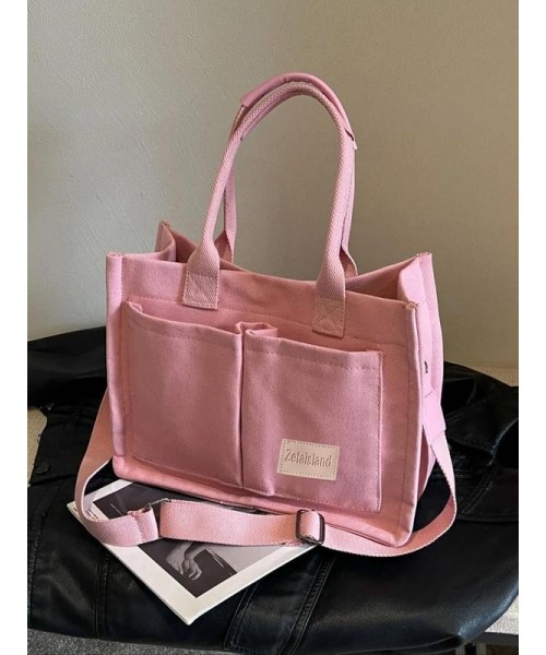 Solid Color/Flower & Fruit & Heart Pattern Fall 2024 Everything Tote Bag for Women, Large Capacity Tote Bag, Travel Essentials, Multi Pocket Work Bag As Girlfriend Gifts, Fall Outfits, Fall Freshness Solid Color/Flower & Fruit & Heart Pattern Fall 2024 Everything Tote Bag for Women, Large Capacity Tote Bag, Travel Essentials, Multi Pocket Work Bag As Girlfriend Gifts, Fall Outfits, Fall Freshness