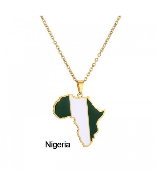 Hot selling creative world maps, national flags, necklaces, pendants,Women and men jewelry,tiktok shop