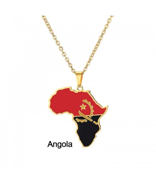 Hot selling creative world maps, national flags, necklaces, pendants,Women and men jewelry,tiktok shop