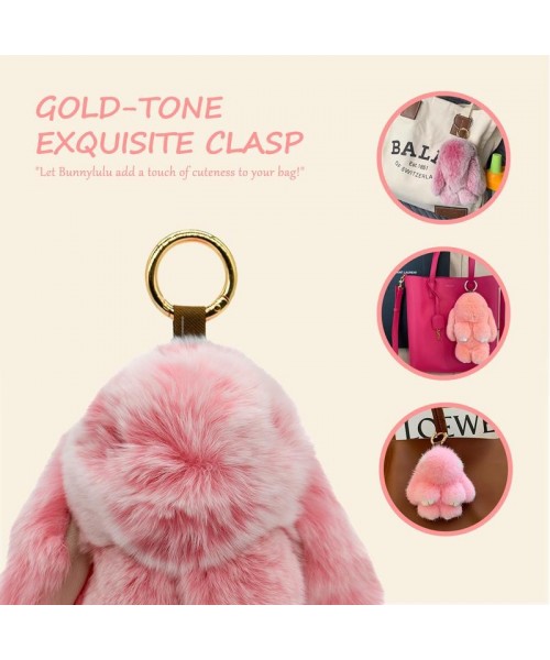 Handmade Soft Bunny PomPom Keychain with Tin Box, Cute Charms for Phone Bag Car, Fashion Accessories, Plush Pendants, Gifts for Women Girls Handmade Soft Bunny PomPom Keychain with Tin Box, Cute Charms for Phone Bag Car, Fashion Accessories, Plush Pendants, Gifts for Women Girls
