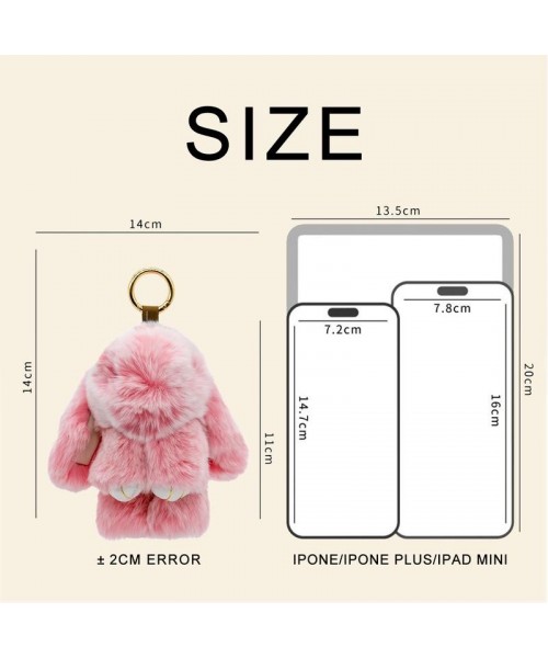 Handmade Soft Bunny PomPom Keychain with Tin Box, Cute Charms for Phone Bag Car, Fashion Accessories, Plush Pendants, Gifts for Women Girls Handmade Soft Bunny PomPom Keychain with Tin Box, Cute Charms for Phone Bag Car, Fashion Accessories, Plush Pendants, Gifts for Women Girls