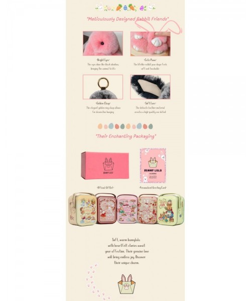 Handmade Soft Bunny PomPom Keychain with Tin Box, Cute Charms for Phone Bag Car, Fashion Accessories, Plush Pendants, Gifts for Women Girls Handmade Soft Bunny PomPom Keychain with Tin Box, Cute Charms for Phone Bag Car, Fashion Accessories, Plush Pendants, Gifts for Women Girls