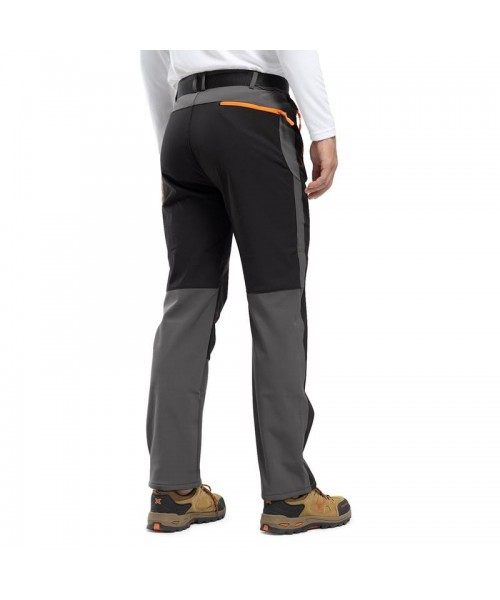 Men's Snow Ski Hiking Pants Waterproof Winter Fleece Lined Pants Camping Skiing Ice Fishing Pants with Belt Men's Snow Ski Hiking Pants Waterproof Winter Fleece Lined Pants Camping Skiing Ice Fishing Pants with Belt