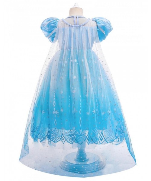 Girl's Contrast Mesh Sequin Decor Faux Pearl Decor Princess Dress, Elegant Puff Sleeve Round Neck Dress for Party, Kids Clothing for All Seasons Girl's Contrast Mesh Sequin Decor Faux Pearl Decor Princess Dress, Elegant Puff Sleeve Round Neck Dress for Party, Kids Clothing for All Seasons