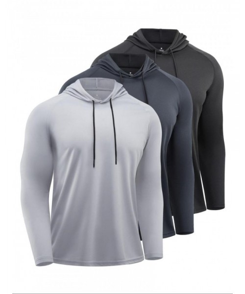 Men's Solid Long Sleeve Drawstring Hoodie Tee, Casual Sporty Hooded Sweatshirt for Running Gym Workout, Men's Sport & Outdoor Clothing for Spring & Fall Men's Solid Long Sleeve Drawstring Hoodie Tee, Casual Sporty Hooded Sweatshirt for Running Gym Workout, Men's Sport & Outdoor Clothing for Spring & Fall