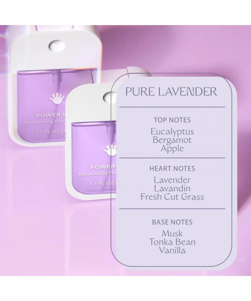 Lavender & Lemon Hand Sanitizer Spray, 2 Counts/set Moisturizing Hand Sanitizer Mist, Hydrating Hand Sanitizer Spray for Women Lavender & Lemon Hand Sanitizer Spray, 2 Counts/set Moisturizing Hand Sanitizer Mist, Hydrating Hand Sanitizer Spray for Women