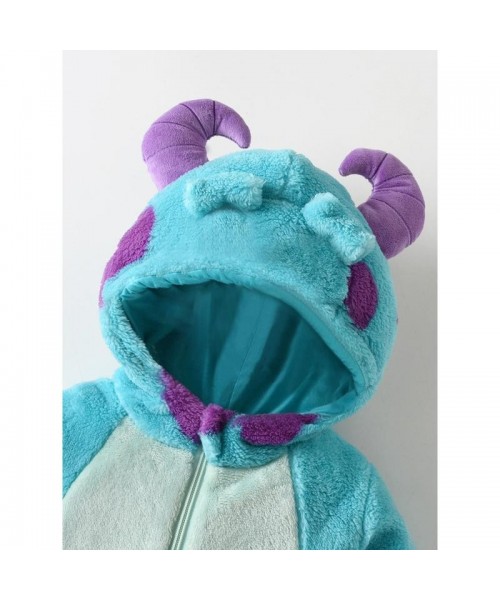 Infant Fleece Jumpsuit Cartoon Animal Horn Hooded Warm Thicken Winter Rompers Outwear Snowsuit for Baby Girls and Boys Infant Fleece Jumpsuit Cartoon Animal Horn Hooded Warm Thicken Winter Rompers Outwear Snowsuit for Baby Girls and Boys